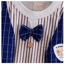 Free shipping 2015 new summer baby clothing set baby boy s fashion new design cotton suits