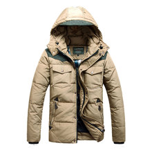 Men Winter Hoody Duck Down Outdoor Snow Jacket Coat Man Waterproof Outwear Trench Parka M to XXXL S3
