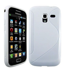For Samsung Galaxy Galaxy Ace 2 i8160 S Line Gel Skin Clear TPU Rubber Soft Case Cover Free Shipping