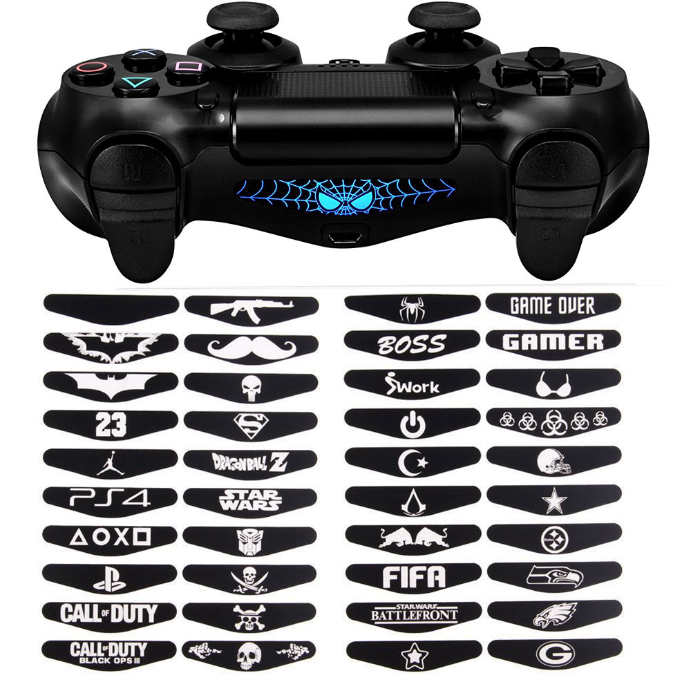 2020 For Ps4 Controller Led Sticker Led Light Bar Cover Case Decal