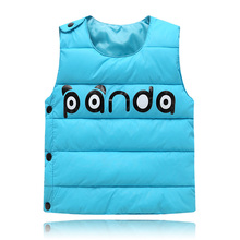 2-9Y Children Clothing Boys Vest Jacket Down Cotton Jacket For Grils Coats Winter Waistcoat Kids Outerwear 8 Colors SC197