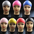 Swimming Cap Silicone Hat Silicone WaterProof Swimming Adults Bath Shower Hat Water Drop Patten
