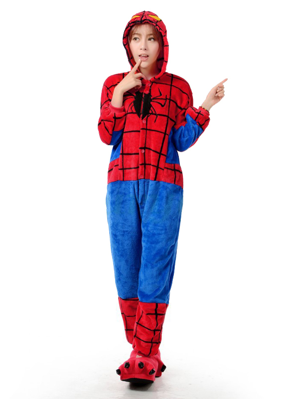 New Cute Spider Animal Couple Character Winter Kigu Full Sleeve Hoodie Jacket Pajamas Pyjamas