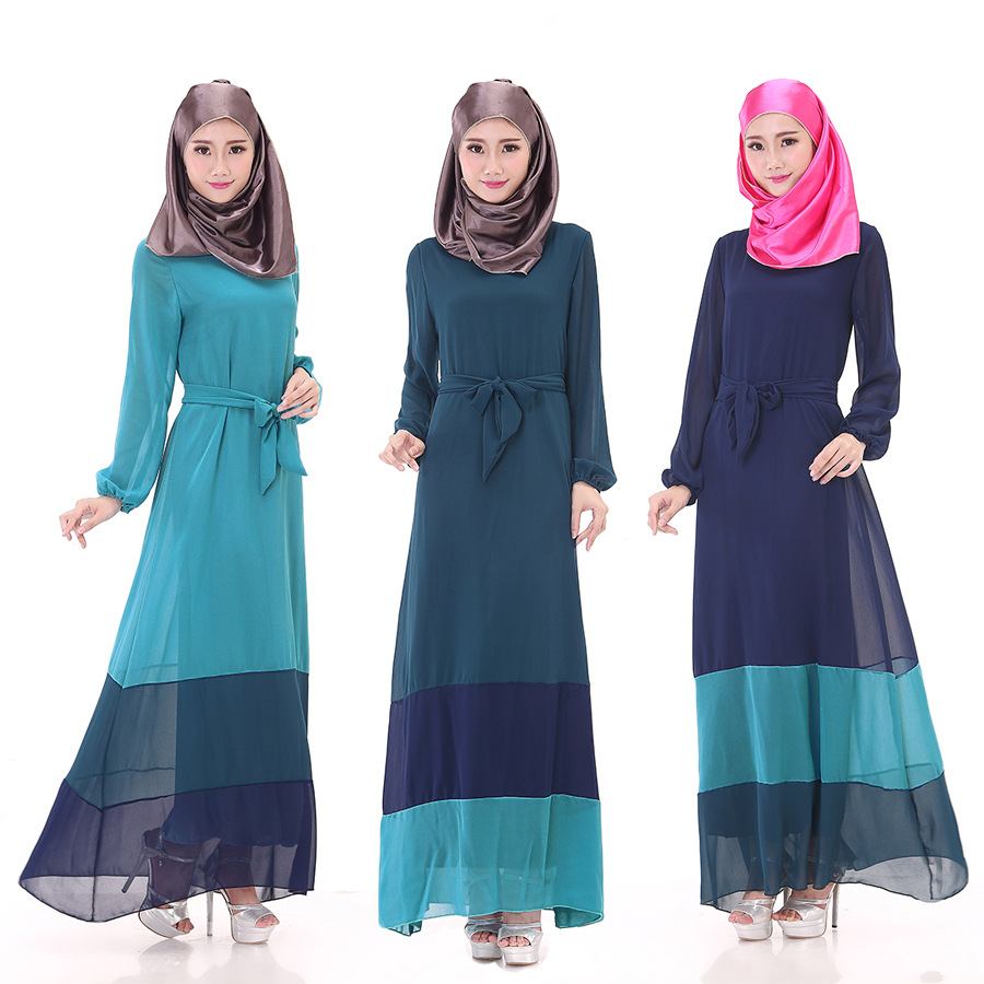New Muslim Dresses robes of large size women fashion dress vestidos Hui Muslim gawn Los musulmanes la falda musulmans de la jupe