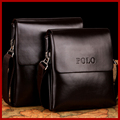 Hot sale New 2015 fashion POLO genuine leather bag men bag men messenger bags retro business