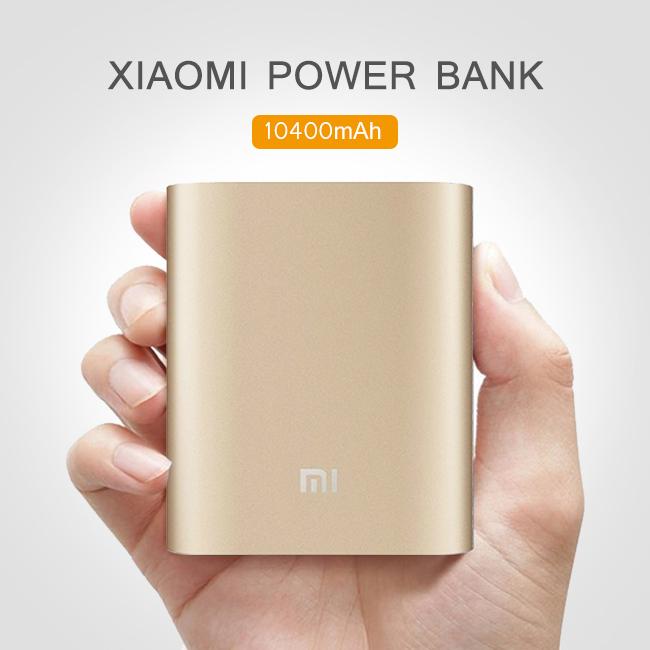 Xiaomi зарядное устройство 10400 мач золотой портативная зарядное устройство powerbank внешний комплект батарей зарядное устройство для телефонов 5507