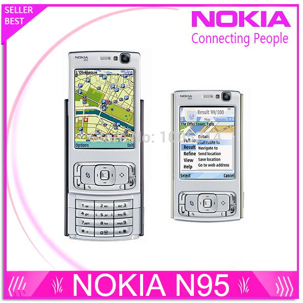  N95  Nokia N95 WIFI GPS 5MP 2.6 ''  WIFI 3     1  
