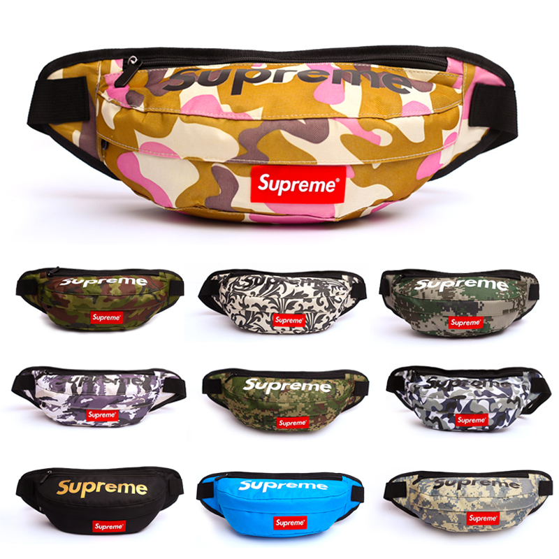 New 2015 supreme bag outdoors sports waist packs Cycling bag Belt bags for travel printing fanny ...