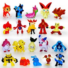 Pokemon Figures Model Toys 15pcs/lot New Cute Pikachu Monster Mini Figure Toys Kids PVC Collection Toy Gift