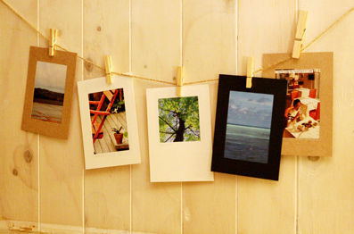 (10pcs/pack,5packs/lot) Paper Album Display ,Hanging Paper Photo Frame, Picture Frame,Postcard Frame