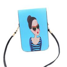 2015 Bolsos Carteras Mujer Marca Women Lovely Cute Girl Pu Leather Mini Small Adjustable Shoulder Bag Handbag