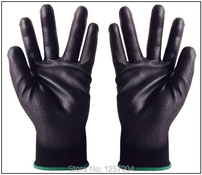 pu518 black work gloves0