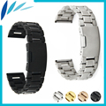 Stainless Steel Watch Band 20mm 22mm for Seiko Watchband Strap Wrist Loop Belt Bracelet Black Gold