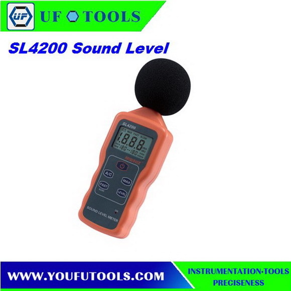 SL4200 Digital Sound Level Meter, Noise Level Meter Tester,USB sound level meter ,30-130dB