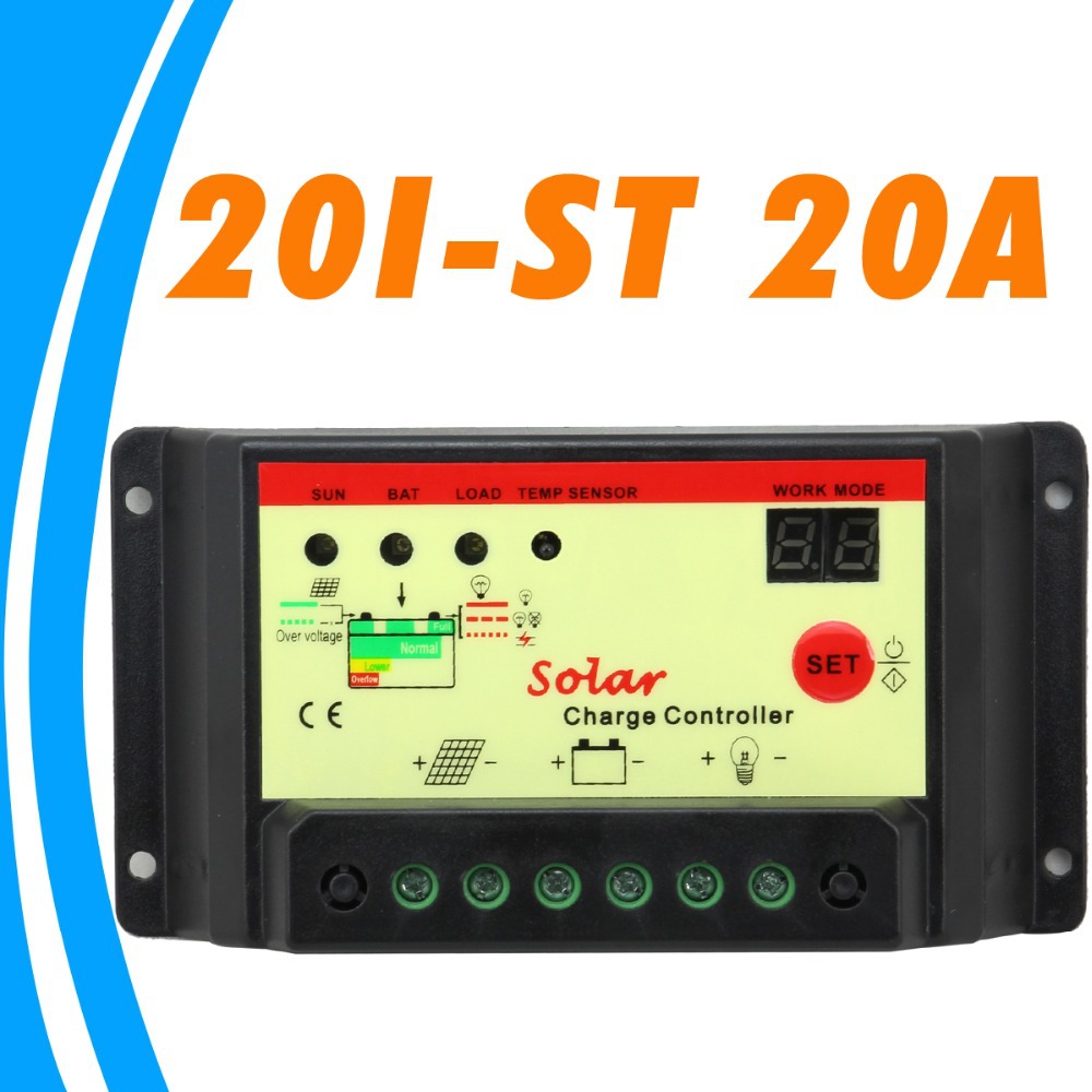 20A Solar Controller 12V 24V Solar Panel Charger Controller Battery Protection Light Timer Control for Solar LED Street Light 20A Solar Controller 12V 24V Solar Panel Charger Controller Battery Protection Light Timer Control for Solar LED Street Light