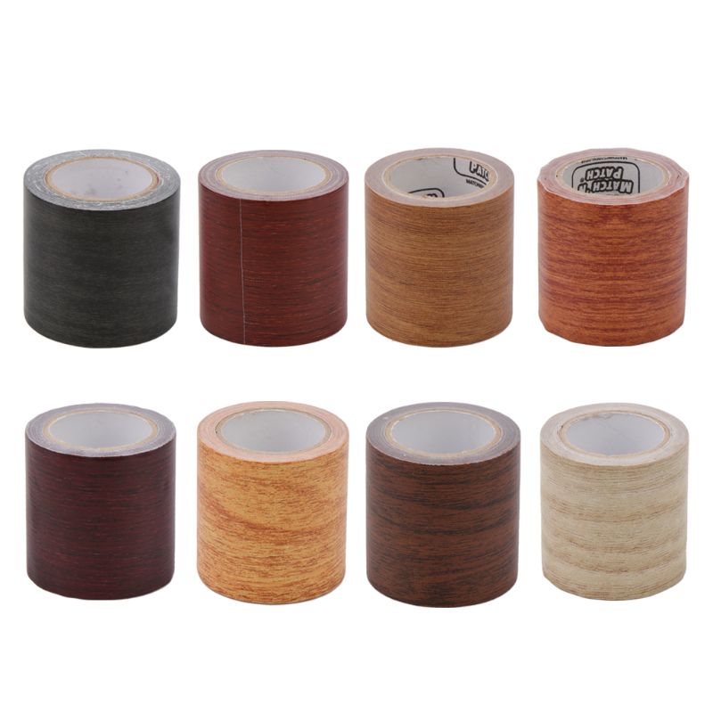 JENOR Rouleau de ruban adhésif pour réparation de grain de bois 8 couleurs pour meubles