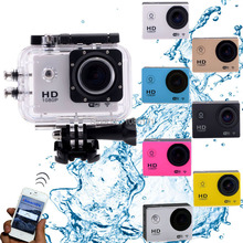 WiFi HD 1080P 12MP Mini Sport DV Camera SJ4000 30m Waterproof 1.5 inch Action Camcorder w/ 170 degree ultra wide-angle lens