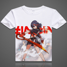 Free shipping 2016 Rushed Promotion Short Active Knitted Sale Summer Kill La Young Girl Boy Anime Short-sleeve O-neck T-shirt