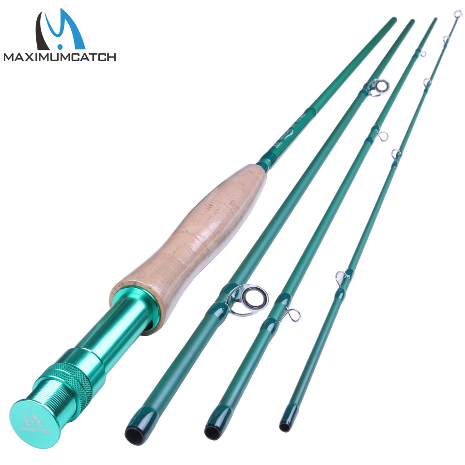 4/5/8WT Fly Rod Medium-fast Fly Fishing Rod (Graphite IM8) & Plastic Rod Tube