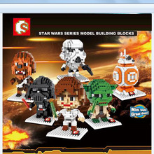 Star Wars Series Dark Knight Diamond Casual Environmental ABS Building Blocks Brick Toys New Kids Gift