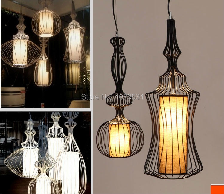 Compra jaula colgante de la lámpara online al por mayor de China