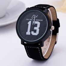 New Design top Quality men s Leather Strap Watch Women 1314 Fashion Casual Watch Ladies Analog