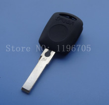 Free Shipping key Blank Shell for Skoda FABIA SUPERB FELICIA OCTAVIA ROOMSTER Transponder Key