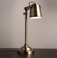 American Country Industrial Vintage Loft Style Creative Personality Classic Table Light Study Bedroom Table Lamp Free