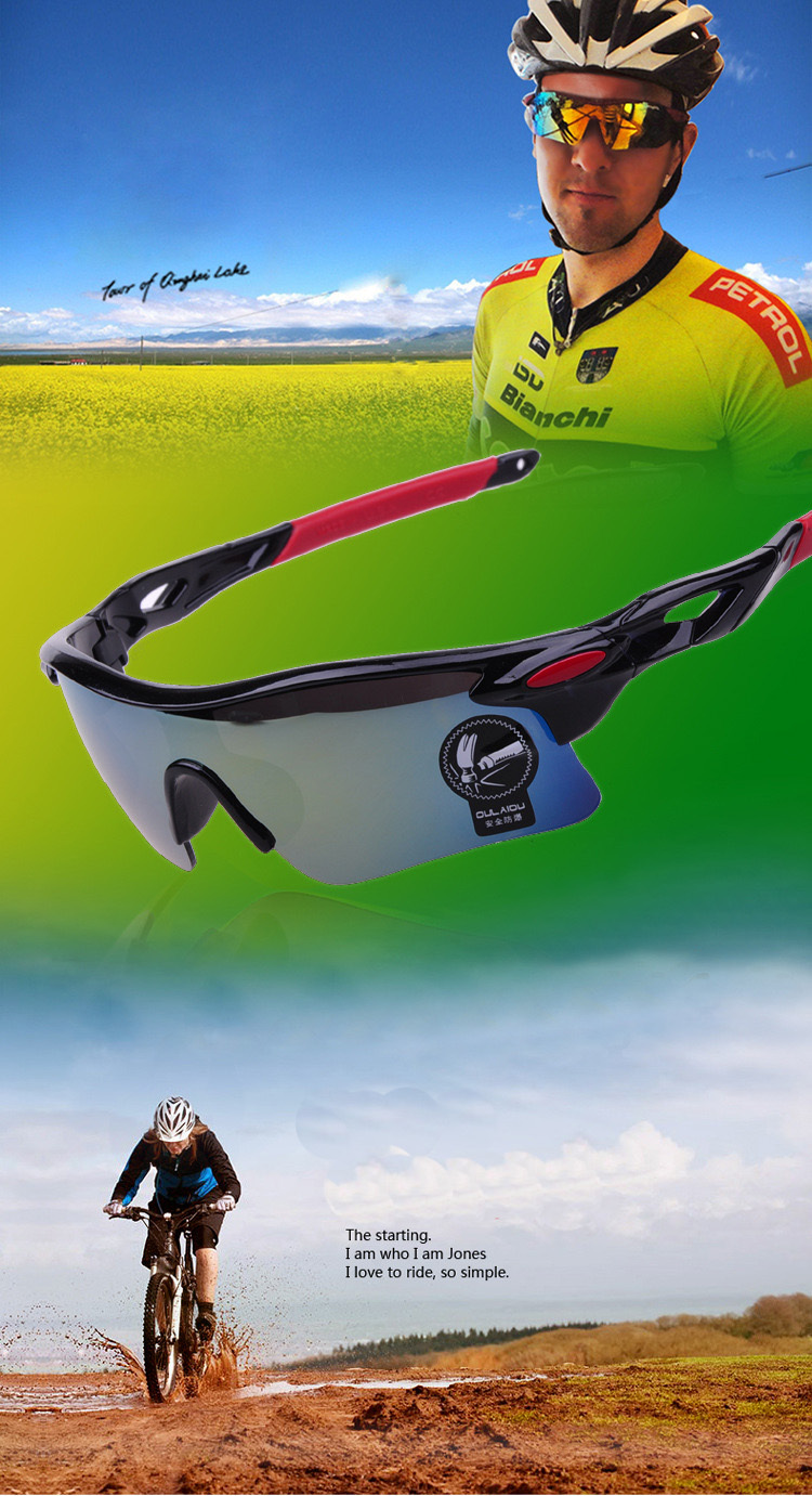 3 2014 Fashion Hot Men Women Sunglasses Unisex Dazzle Colour Cycling Bicycle Bike Sports Fishing Driving Skiing Sunglasses Oculos