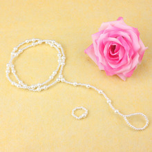 1pc Unique Nice Fashion Sexy Women Pearl Bead Ankle Chain Anklet Bracelet Foot Jewelry Sandal Beach