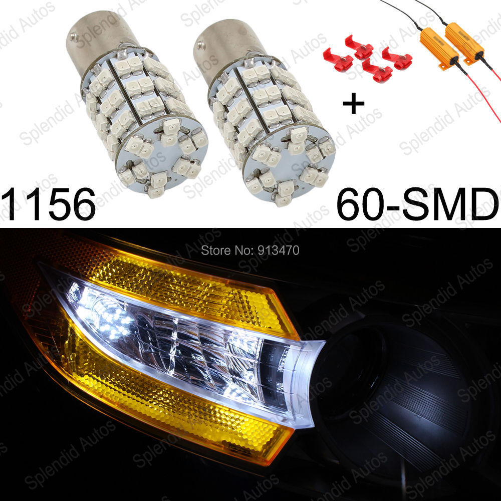 2 . Canbus  P21W BA15S 1156 1619 1651 1680 3496 7506 60-SMD         