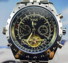 Jargar mecánica reloj gran macho de línea tourbillon totalmente automático para hombre del reloj j250