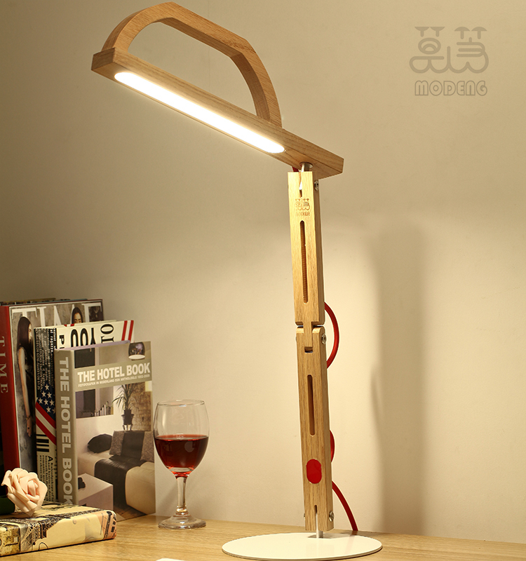 Aliexpress.com: comprar 10 w led de madera de roble rojo mesa ...