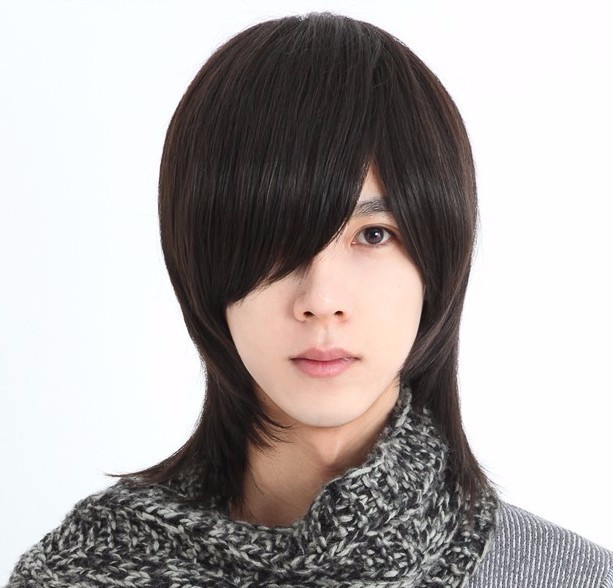 Handsome Korean Style Man Hair Fluffy Wig Hot Boys Wig New