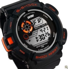 Deportes exterior impermeable relojes a prueba de golpes multifuncional alpinismo reloj electrónico de venta relojes de buceo, envío gratuito