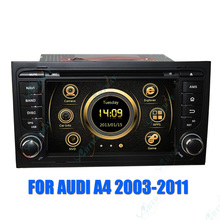 7″ inch Indash 2 Din Car DVD Player Head Unit Multimedia System GPS Stereo BT IPOD WIFI DVBT TV 3G For AUDI A4 2003-2011