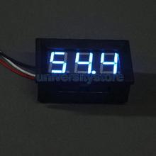 0.56inch LCD Blue Light DC 0-100V Panel Meter DC Digital Voltmeter CA1T