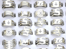 Wholesale 50pcs silver plated Rings Charming Rings Mix lot jewelery For women Cheap Jewelry Drop Free