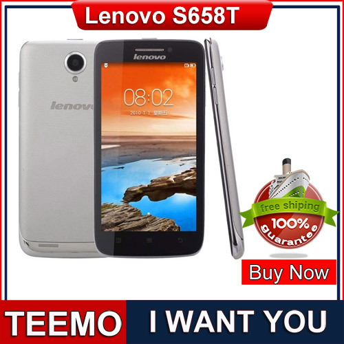 Original stock Lenovo S658T 4 7 Inch Smart Phone Quad Core 1 2GHz with 1GB RAM