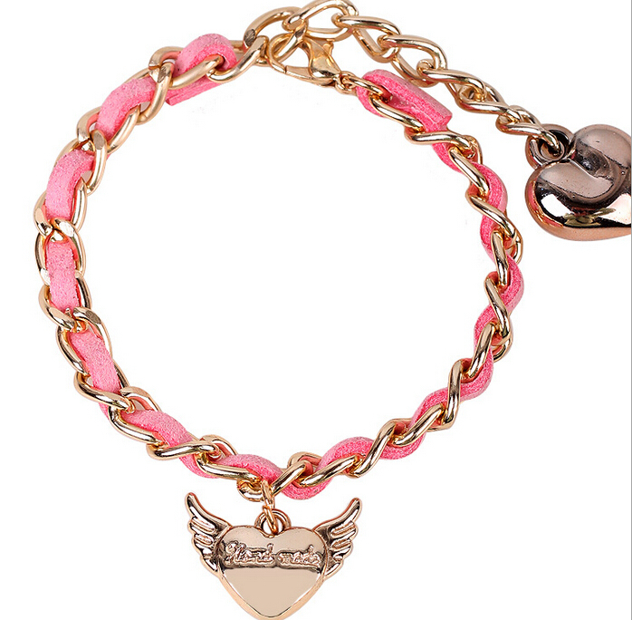 Today&#39;s Deal Fashion Hot Sale Bracelet Women Trendy Brand Leather Bracelets Rose Gold Plated ...