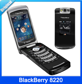 Мобильный телефон Blackberry 8220, разблокированный жемчуг перевёрнутый 2.6 " TFT экран 2.0MP камера GSM wi-fi сотовый телефон