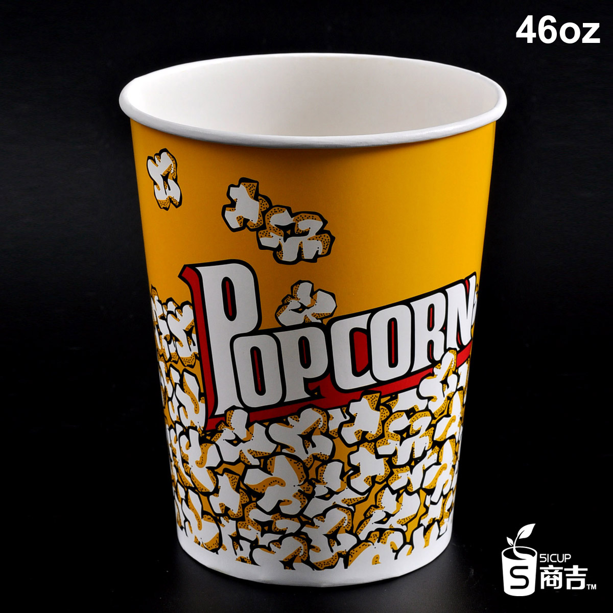 Free Shipping 46 Disposable Popcorn Bucket Popcorn Cup Snacks Paper Cup