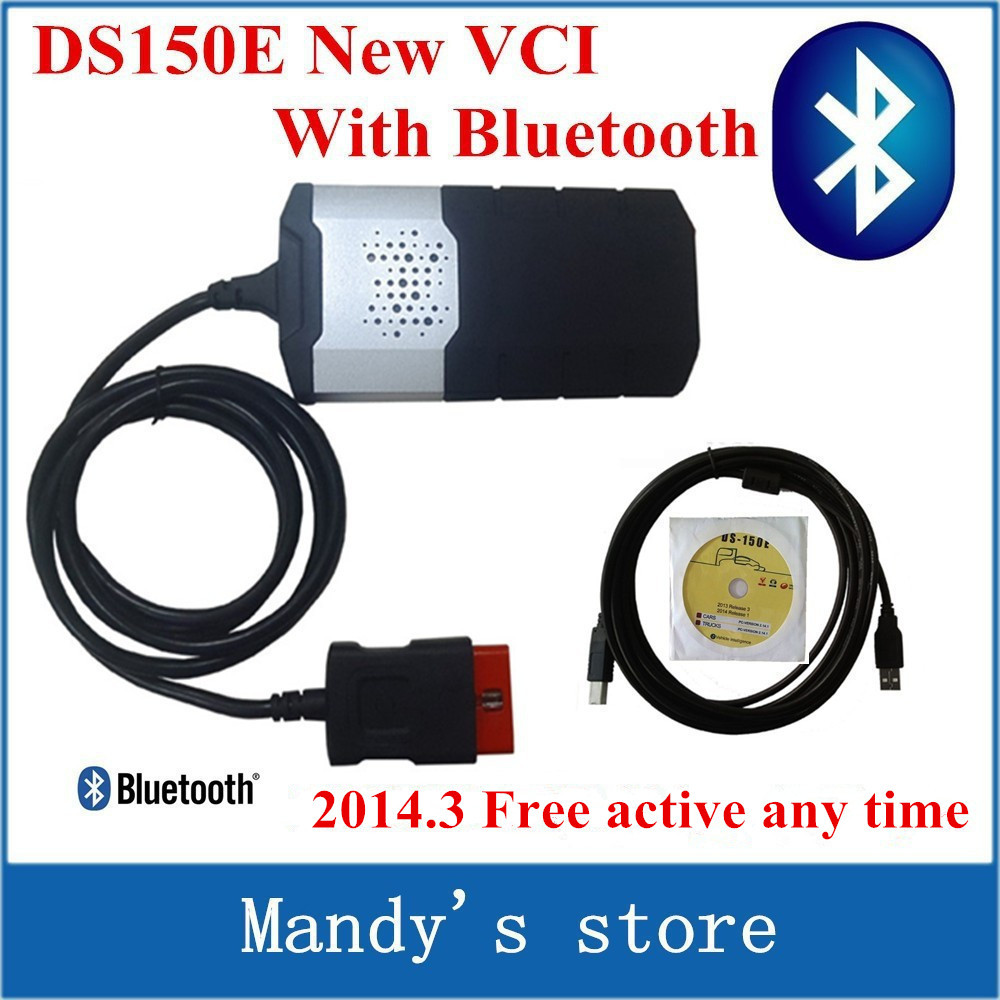 Vci ( V2014 R3 ) TCS CDP Pro   DELPHI DS150E  Bluetooth obd2 OBDII  /  DS150     
