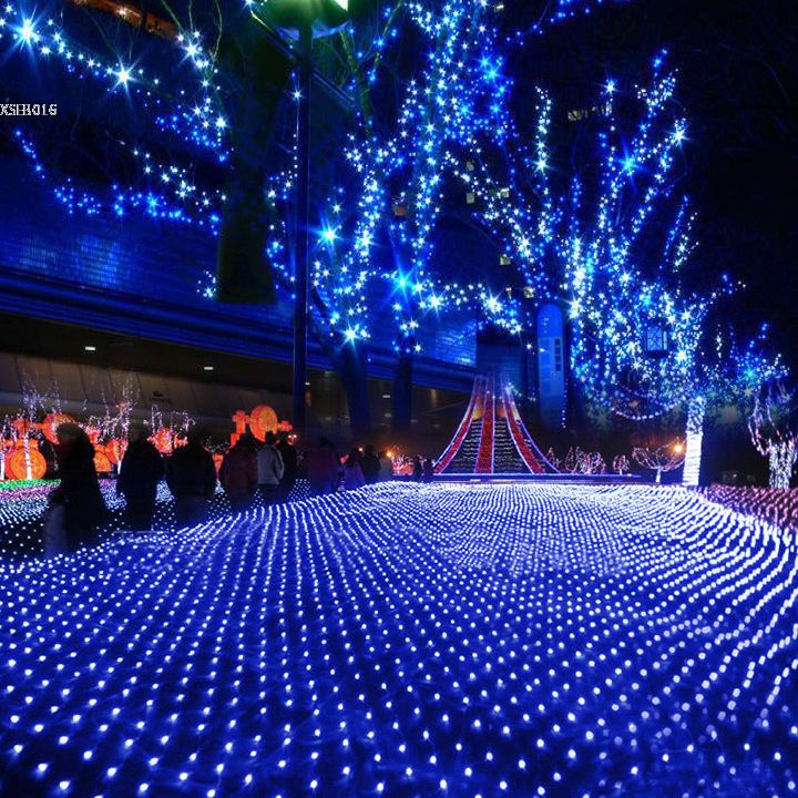 led net christmas lights 3 x2m 200 led bule color new year led net christmas lights 3 x2m 200 led bule color new year