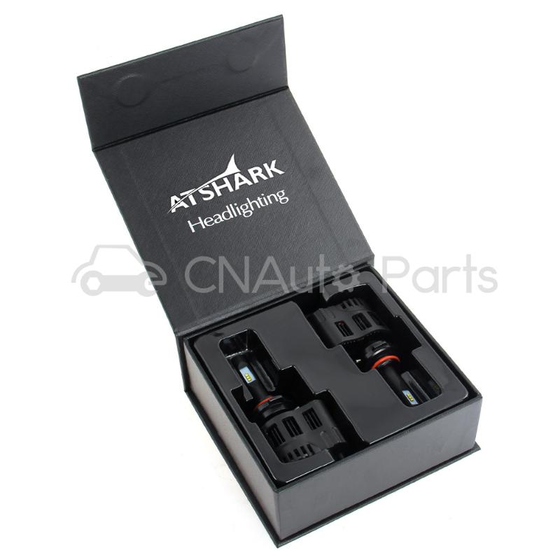 Atshark 50W 6400LM H3 LED Headlight Headlamp kit - 6PCS Philips White