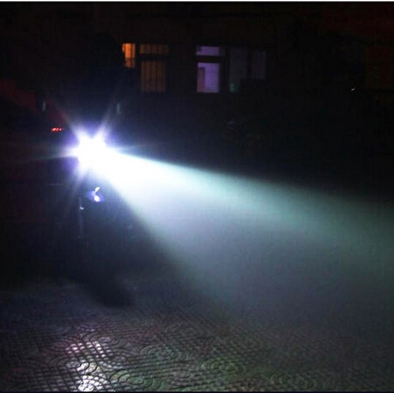 Buy FJAZZ 2 PC Lamp LED Headlights Spotlight Bike For Bajaj Platina