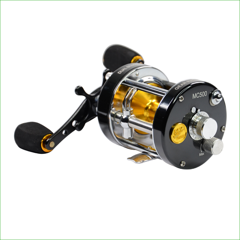 FMC trolling reel,baitcast reel 6061 AL.Dual Brake System-Centrifugal and Magnetic Brake System