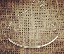 New fashion costume jewelry copper alloy Tube collar choker necklace for women girl N1542