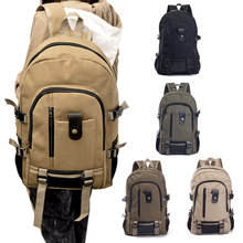 mochila notebook Canvas backpack zipper men rucksacks laptop travel bags mochila military men Vintage casual college school bags