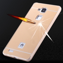 For Huawei Mate 7 Metal Cases Fashion Slim Aluminum Frame Phone Case For Huawei Ascend Mate